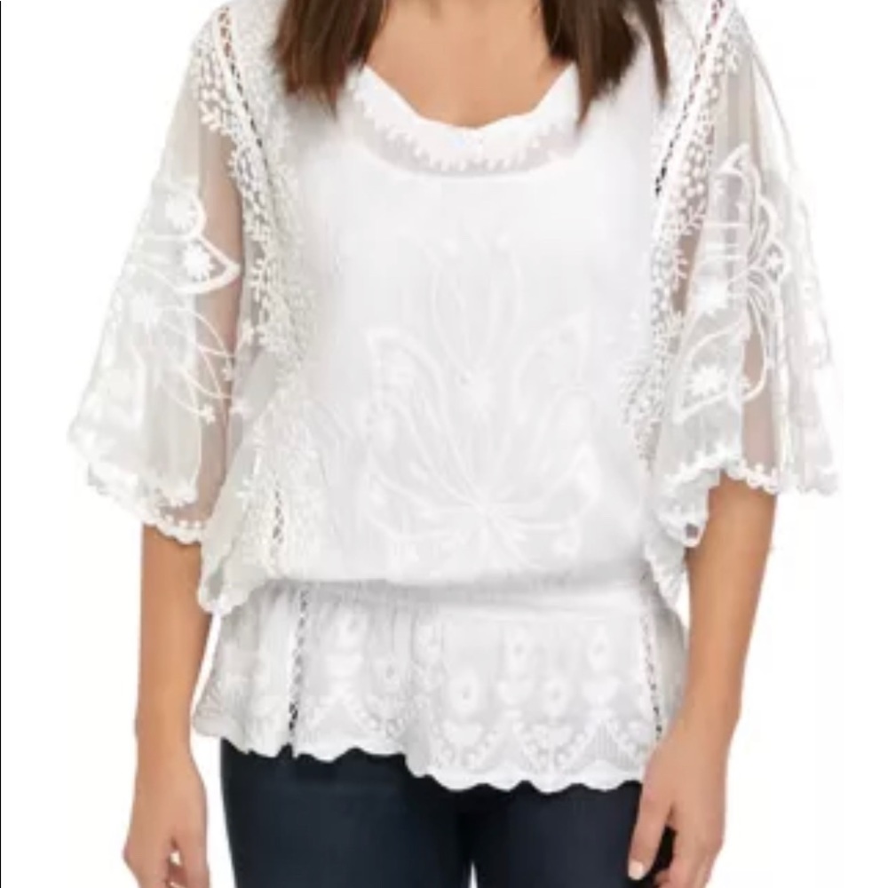New Direction lace top.
